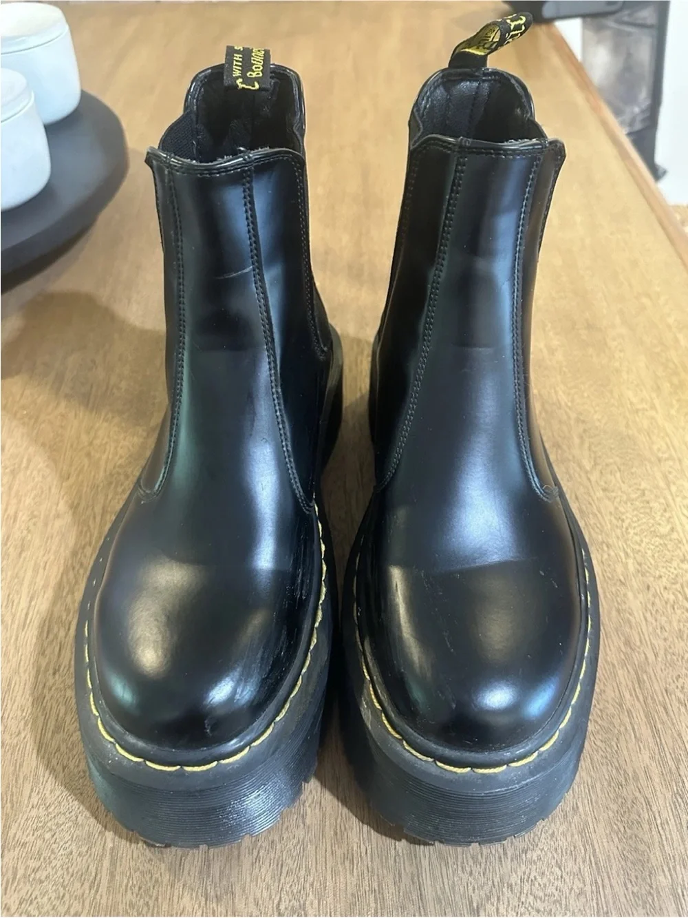 dr marten chelsea platform size 10